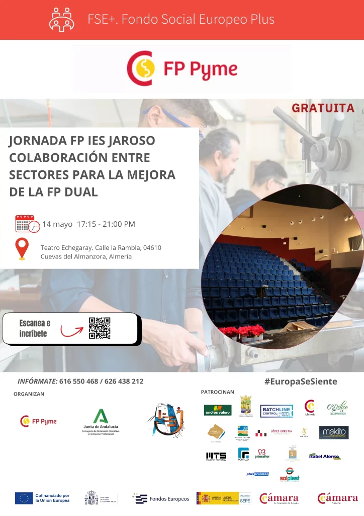 fp ies jaroso - La Cámara de Almería apuesta por la colaboración entre sectores para fortalecer la FP Dual en la provincia