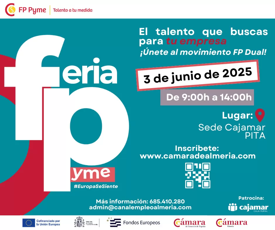 fppppp 1 - La Cámara de Comercio de Almería dinamiza la FP Dual con una feria en la sede de Cajamar
